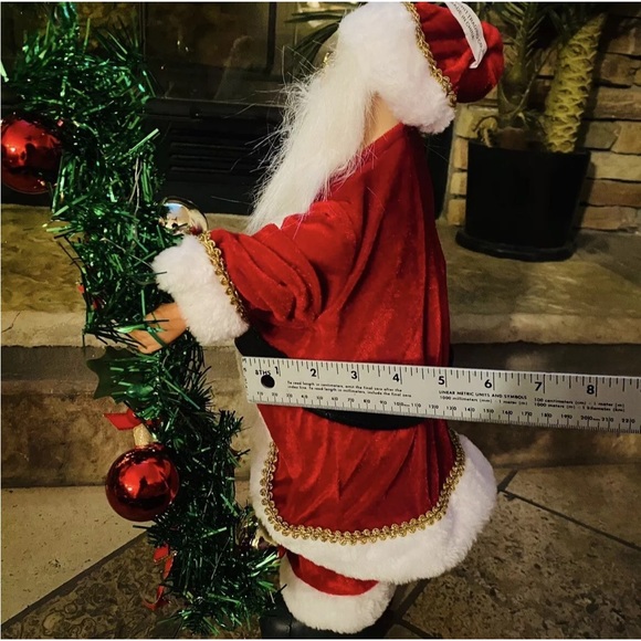 Santa Claus Lighted Decorative 18” Figurine Holiday Christmas Indoor Home Decor - Picture 10 of 11